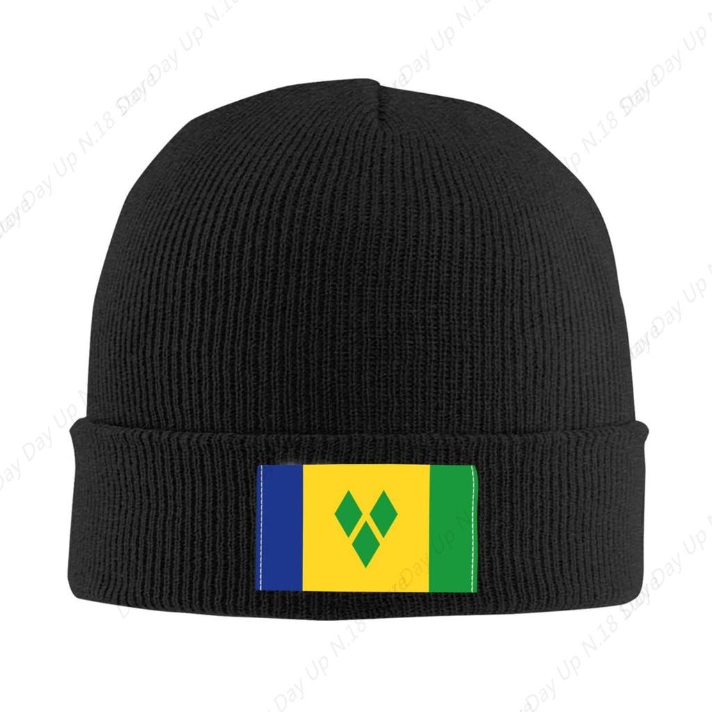 Cute Haiti Flag Beanie Hat for Men and Women Haitian Winter Warm Hats Knit Slouchy Haitian Skull Cap