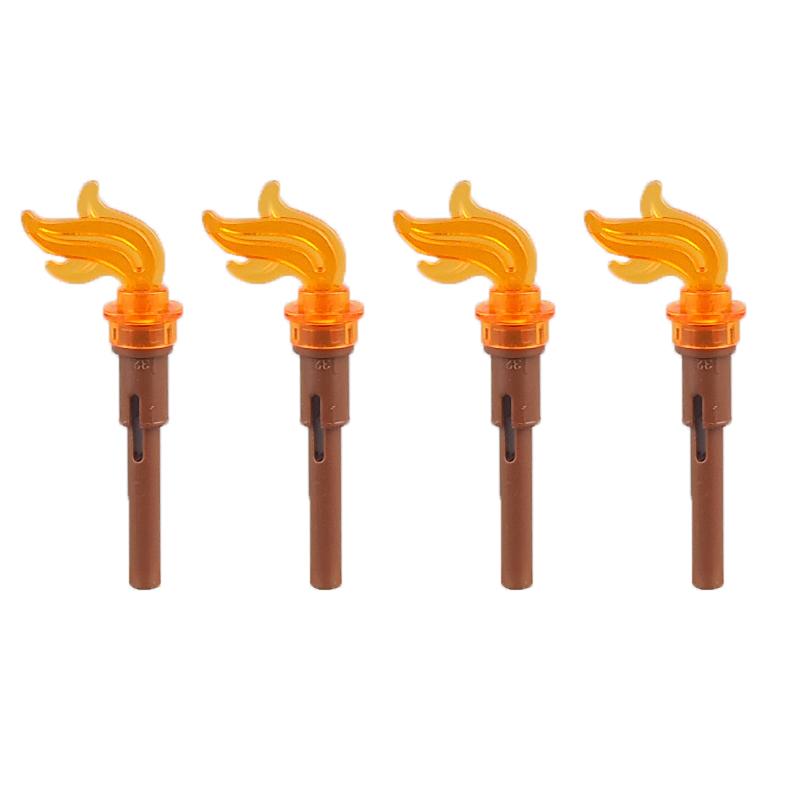 MOC Building Blocks Military Navy Figures Accessories Medieval Cannon Ammunition Wilderness Scene Tent Bonfire Brick Toy Gifts