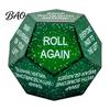 White Elephant Gift Exchange Dice Santa Swap Dice, Christmas Stocking Stuffers Party Game Glitter Multi-sides for Present with