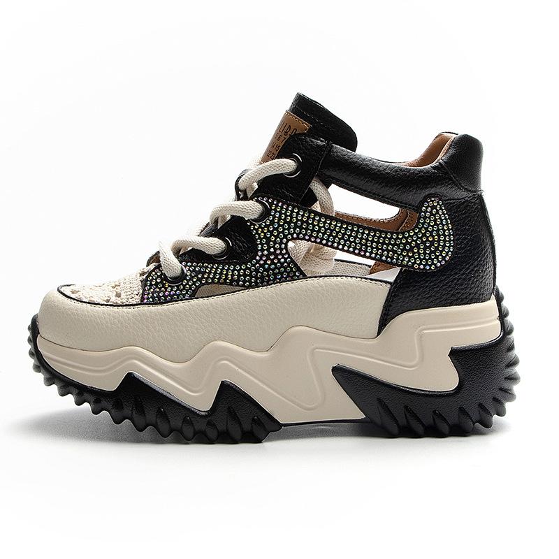 Shoes for Women Women's Sandals Summer  Woman Sneakers Bling-bling Sparkling Diamonds Shoe Decoration Sports Sandals Summer