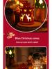 Nordic Style Christmas Lantern with Electronic Candle - Creative Festival Decoration Ornaments