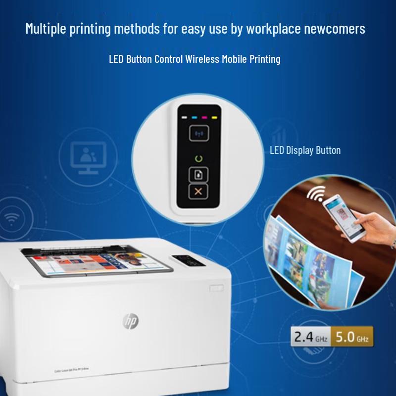 HP LaserJet Pro M154nw Color Laser Printer CN Plug (adapter Included)