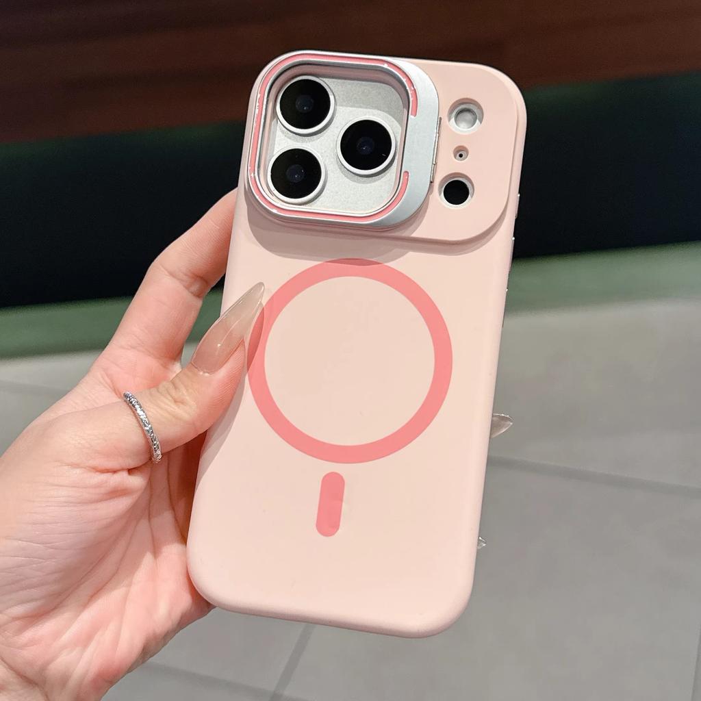 Applicable to iPhone17Pro mobile phone case Y1 lens holder Apple 16 liquid silicone magnetic anti-drop protective case