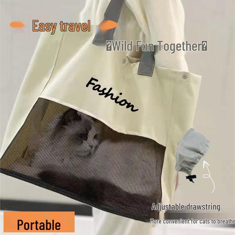Kompakt katttransportväska för utflykter