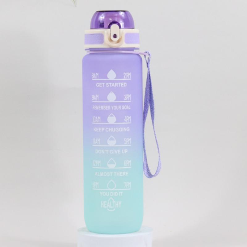 1L Láhev na vodu Motivační sportovní láhev na vodu Vzduchotěsné lahve na pití pro venkovní cestování Láhev
