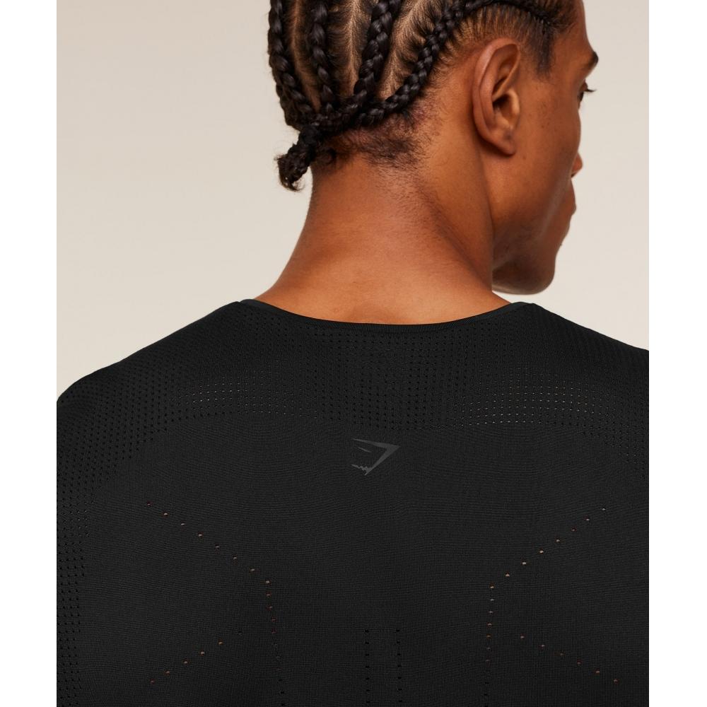 Gymshark Distance Seamless Tank Black A4b5i Bdkq