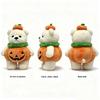 Pumpkin Fur Plush Toy Super Soft Stuffed Animal New Plush Doll Christmas