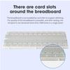 830 Tie Points MB-102 Breadboard Red & Blue Wires Solderless Breadboard  Test Develop