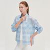 Huit [26ss] Ultra Lightweight Sheer Check Shirt Htwsu6j04t