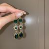 Korean Delicate Light Zircon Tassel Earrings Ladies Jewelry Party Gift Direct Sales
