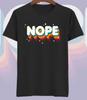 NOPE COLOR BLACK MEN Girl Unisex Short Sleeve Round Neck T-Shirt 012