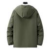 Men's Plus Size Loose Cotton Windbreaker Jacket for Autumn and Winter - Outdoor Special Body Cotton-Padded Jacket