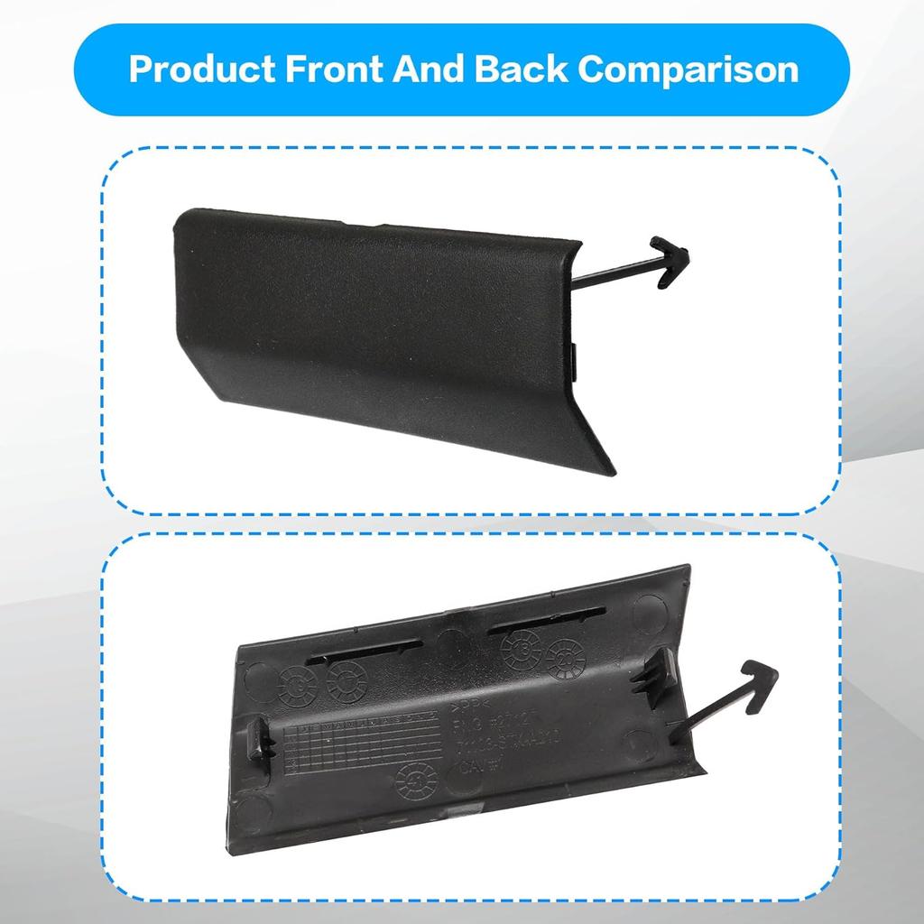 XQSMWF Front Bumper Tow Hook Eye Cap trailer cover Compatible with Honda Acura MDX 2010 2011 2012 2013# 71103-STX-A01 71103STXA01 Front tow hook