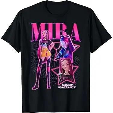 K-pop 2026 Summer Film Graphic Familymatching T-Shirt Harajuku High Quality Cotton Kids Casual Streetwear Tee Tops