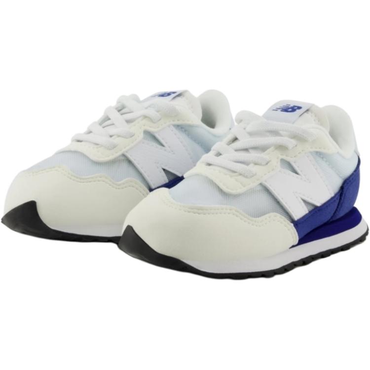 New Balance Nb 237 Versatile Comfortable Soft Low-Top Walking Shoes Baby sneaker White Blue IH237DIW