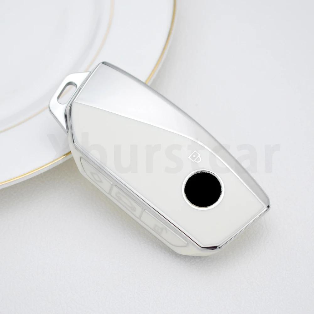 Soft Tpu Car Key Case Cover Smart Key Shell Fob Protector For Bmw X7 G07  7 Series Ix Xm I7 X7 Energy Accessories