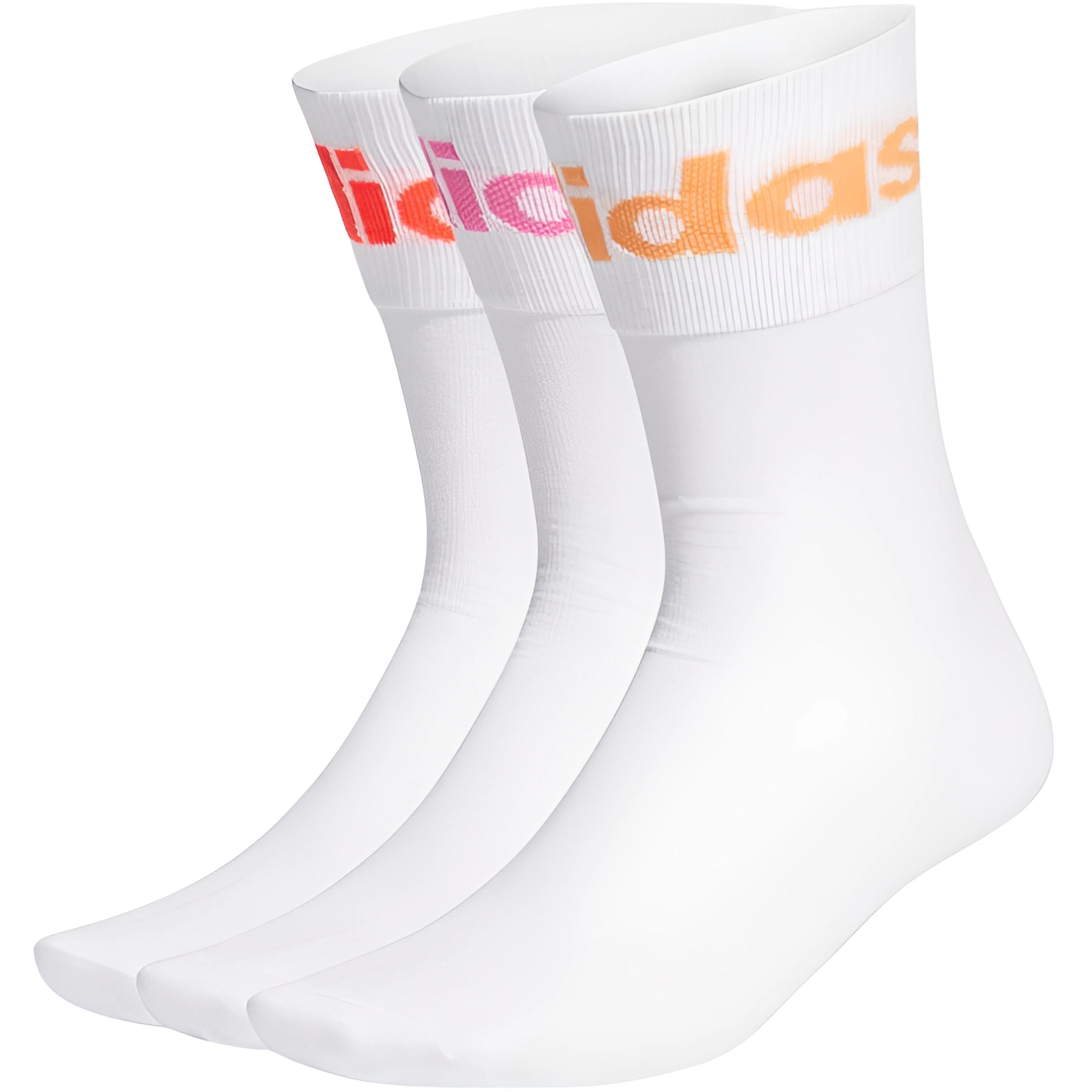 Adidas Originals Crew Socks Unisex 3 Pack White GN3147 S
