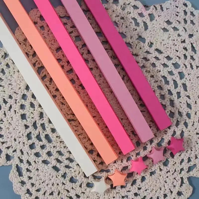 540Pcs Animation Lucky Star Decoration Paper Vivid Paper Stars Origami Diy Arts Origami Paper Strips Fold Hand Crafts Toys