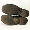 Vintage All Leather HUGO BOSS Chukka Boots Size 25.0 Made in Italy Dark Brown(USED)