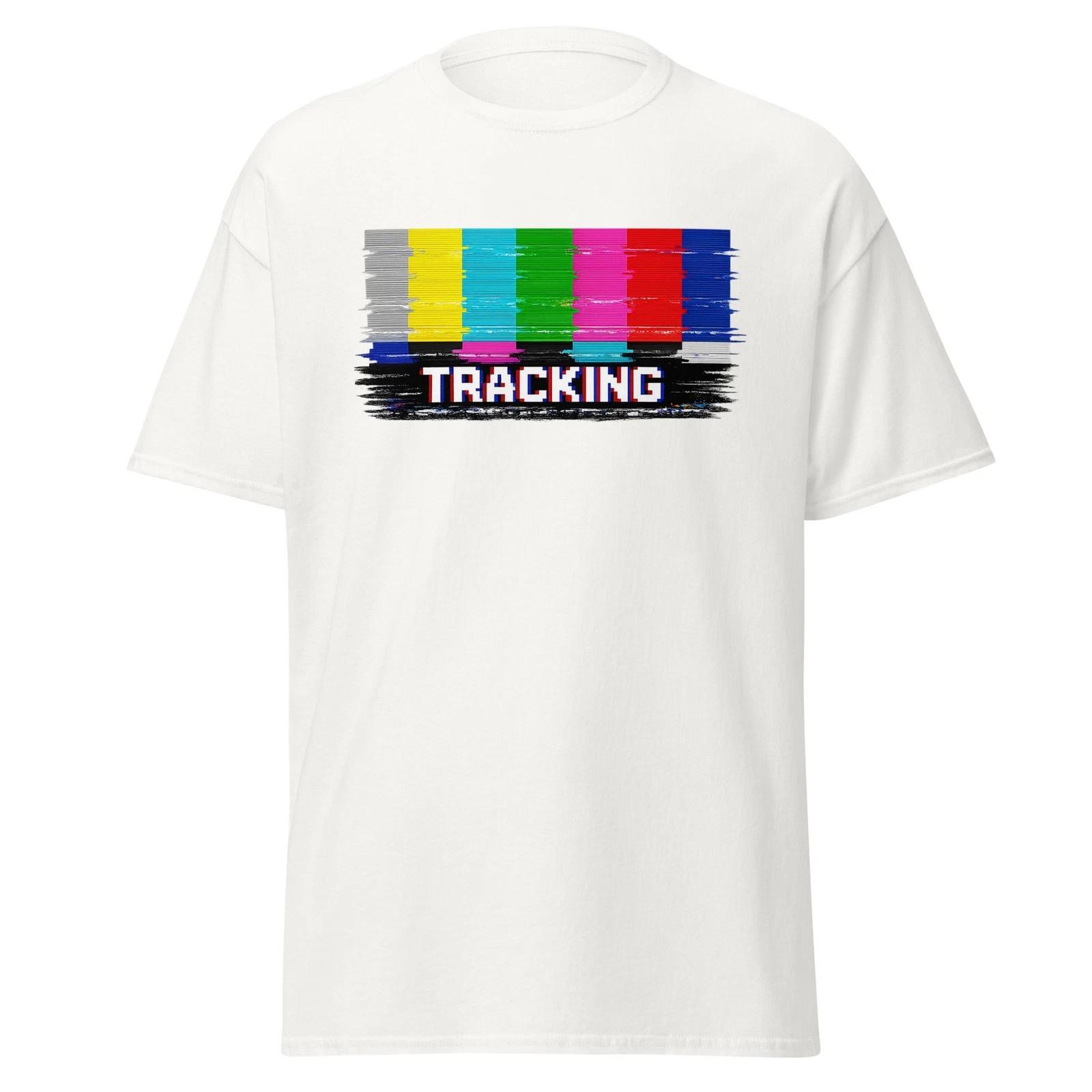 

90 s Television Tracking SMPTE Bars Calibration - Funny Nostalgia Shirt, Unisex L