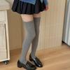 Casual Non-Slip Thigh High Socks with Silicone Grip Korean Academic Style Over-Knee Socks Seamless Toe Design for School Fashion
