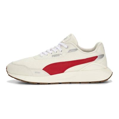 Runtamed Series Látkové Dvojvrstvové Hovädzia Koža Syntetická Koža Športové Nízke Lifestylové Topánky Unisex tenisky Biela Červená 389236-05