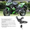 Motorcycle Anti Theft Helmet Lock Left Side Fits for Kawasaki Ninja 650 Z 650(Black )