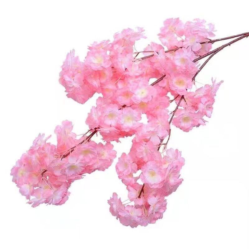 Artificial Cherry Blossom Branch - Dense 3-Prong/4-Prong Cherry Blossom Wedding Decoration