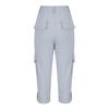 Women's Capris Cargo Joggers Mid Rise Cropped Cargo Pants Summer Quick Dry Hiking Pants with Multi Pockets