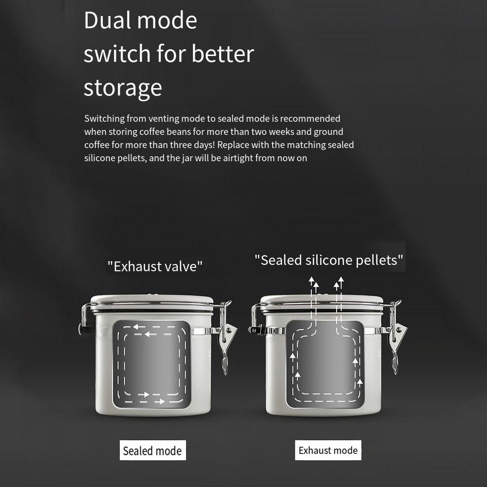 Měřicí lžička Vzduchotěsná kávová dóza Sledovač data Nádoba na kávu Nádoba na skladování potravin Krabička na skladování potravin Cukr