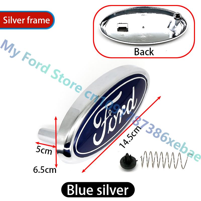 Autoaufkleber ABS 14,5 Auto Front Kopfhaube Motorhaube Logo Kofferraum Heck Emblem Aufkleber Für Ford Mondeo Focus Fusion MK2 MK4 F150 F250 Emb