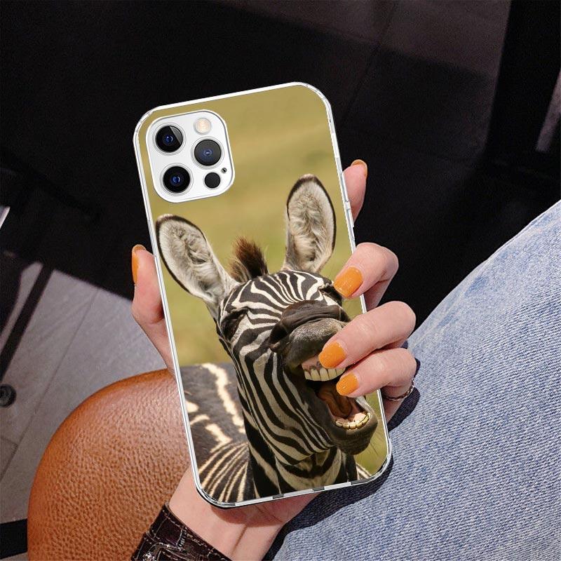 Funny Donkey Phone Case For iPhone 13 12 Mini 11 Pro Max XS XR X SE 7 8 Plus 5S 5 6S 6 Gift Print Cover Fundas