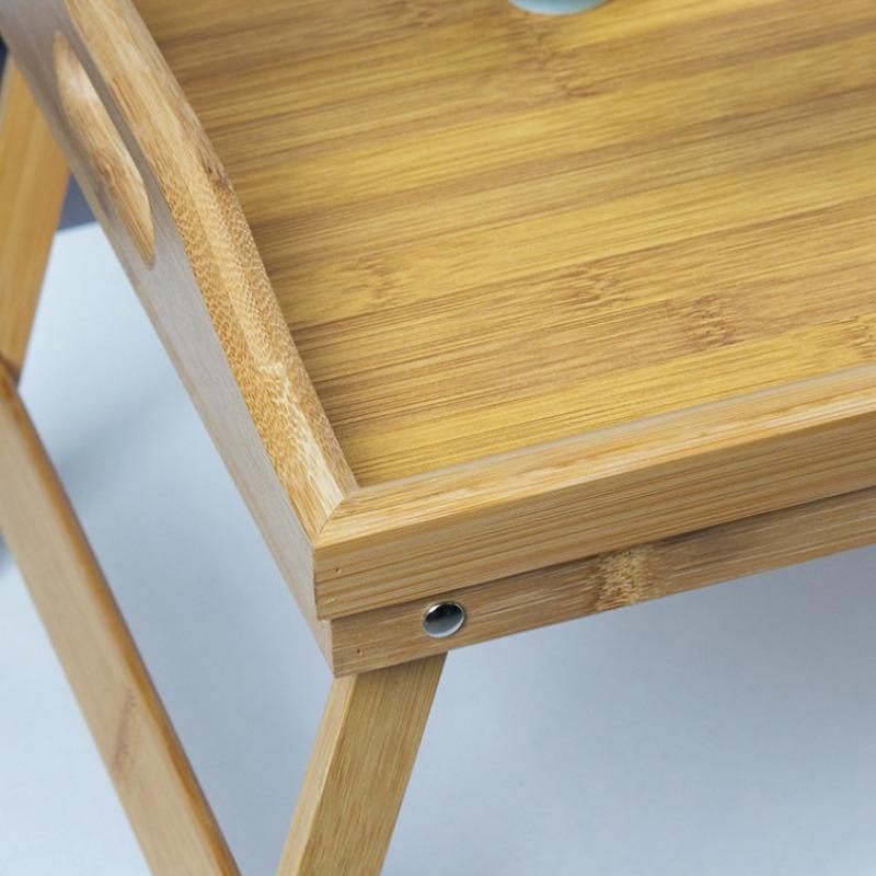 Folding Table on Bed, Bay Window Tray Table with Foldable Legs, Easy To Store, Portable Tea Tray Table side table sofa table