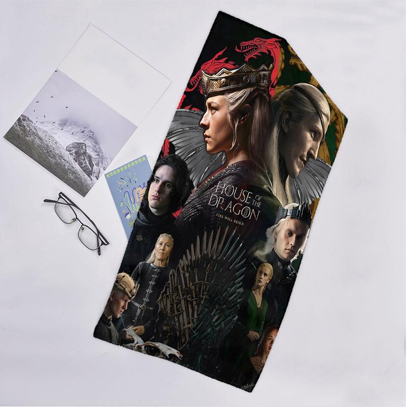 House Dragon Fashion Beach Towel: Ideal for Summer Adventures Soft, Absorbent and Quick Drying Suitable for Swimming and Bathing