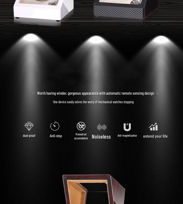 Automatic Baking Paint Watch Winder Box - Watch Storage & Shaker