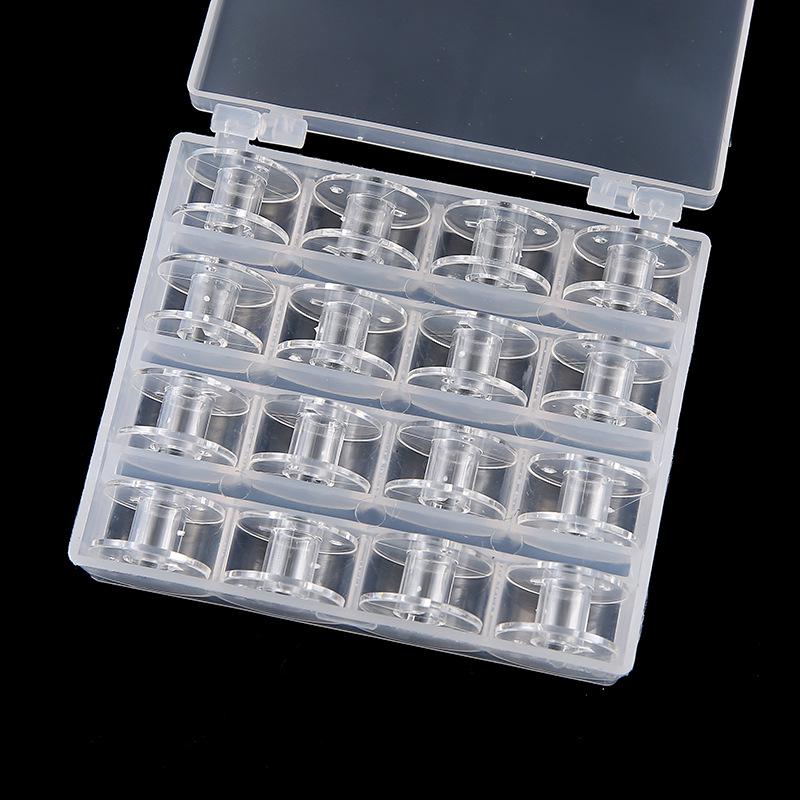 10-Grid/16-Grid/25-Grid/36-Grid/60-Grid Plastic Bobbin Storage Box for Sewing Machine Threads