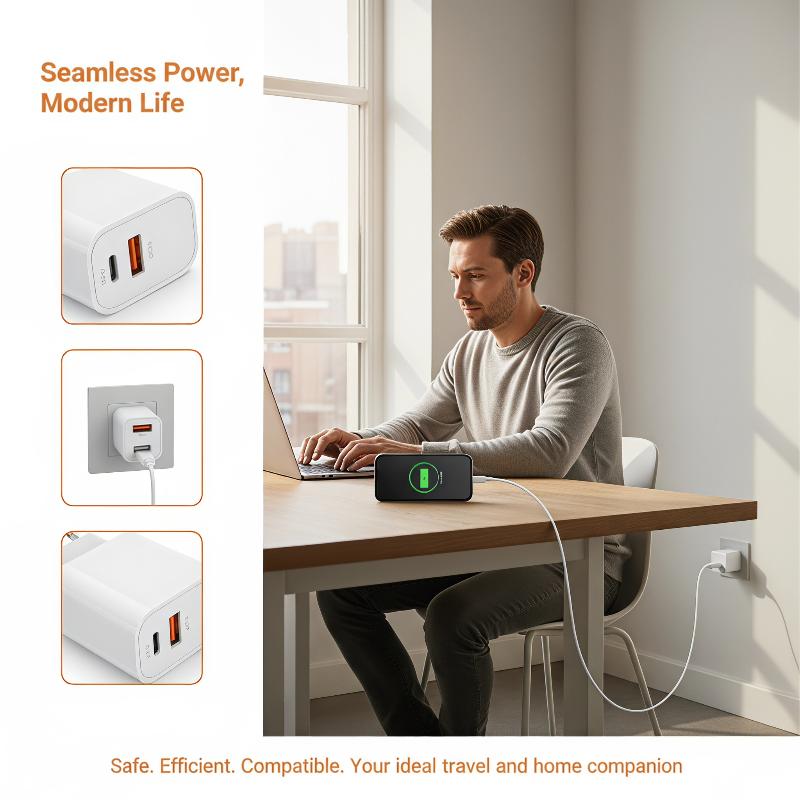 20W Quick Wall Phone Adapter For 14 Pro 13 Pro Max 12 11 Pro Xr Xs Max 18W Pd Type C Usb Fast Charger