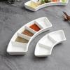 Japanese Style Ceramic Compartmented Condiment Dish