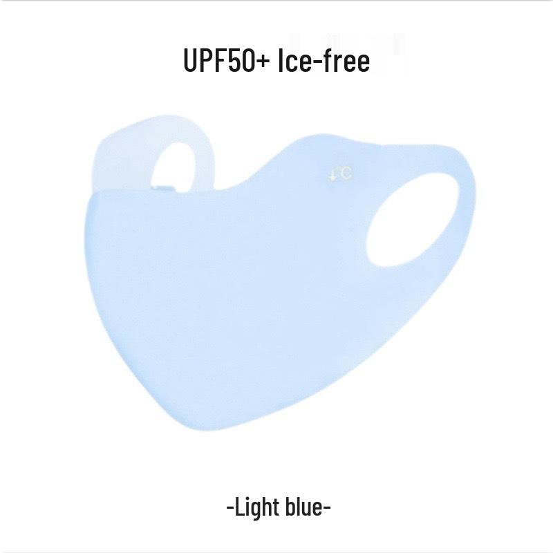 3D Seamless Ice Silk UV Protection Face Mask - Breathable Summer Sunshade for Men & Women with Eye Corner Protection