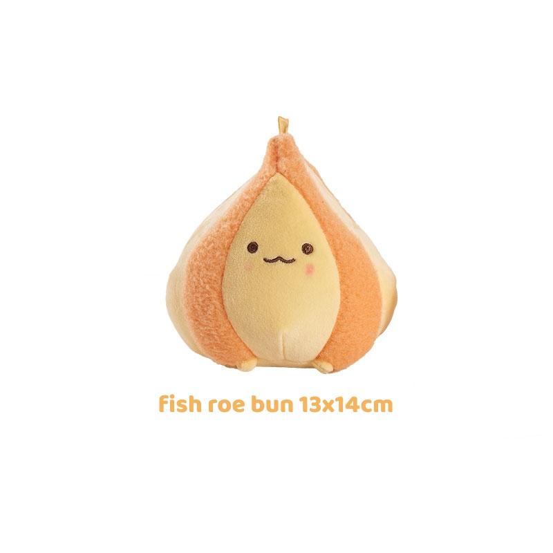 Cartoon Hotpot Food Plush Keychain Kawaii Bag Pendant Button Mushroom Crab Claw Hanging Ornament Food-Themed Toy Accessory Gift
