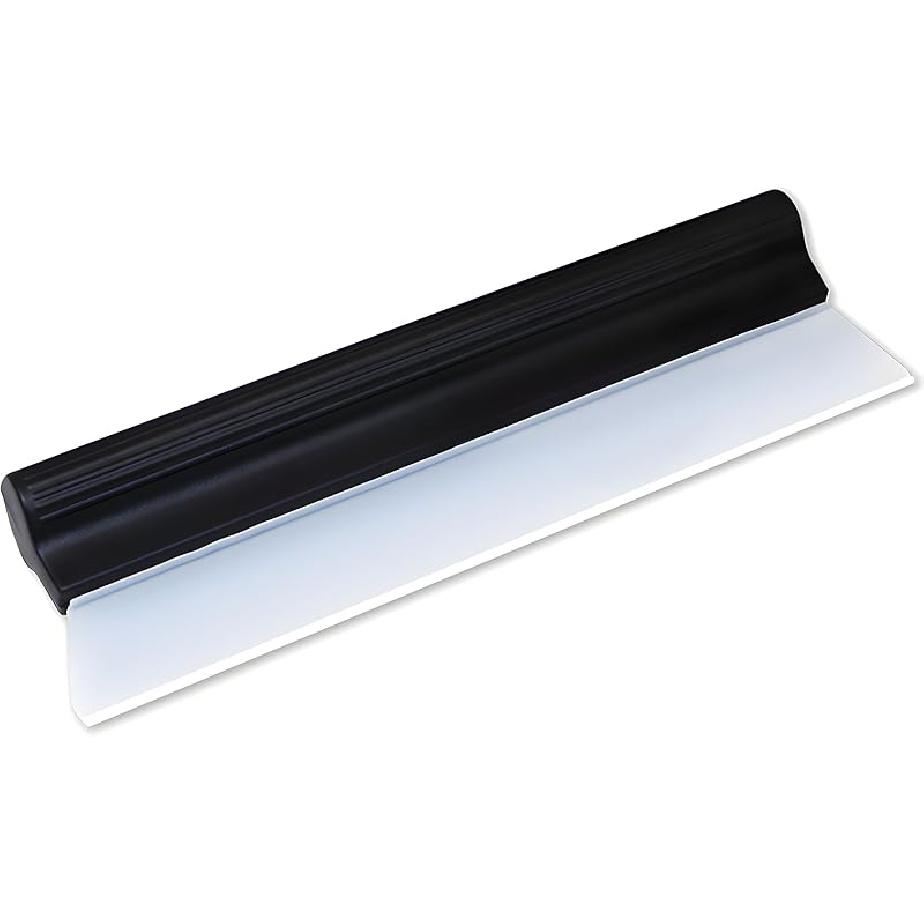 Dual Material Choice! Efficient Car Wash Squeegee for Automotive Beauty - TPE/Silicone Squeegee for Windshields and Glass Surfaces (Silicone), White TPE