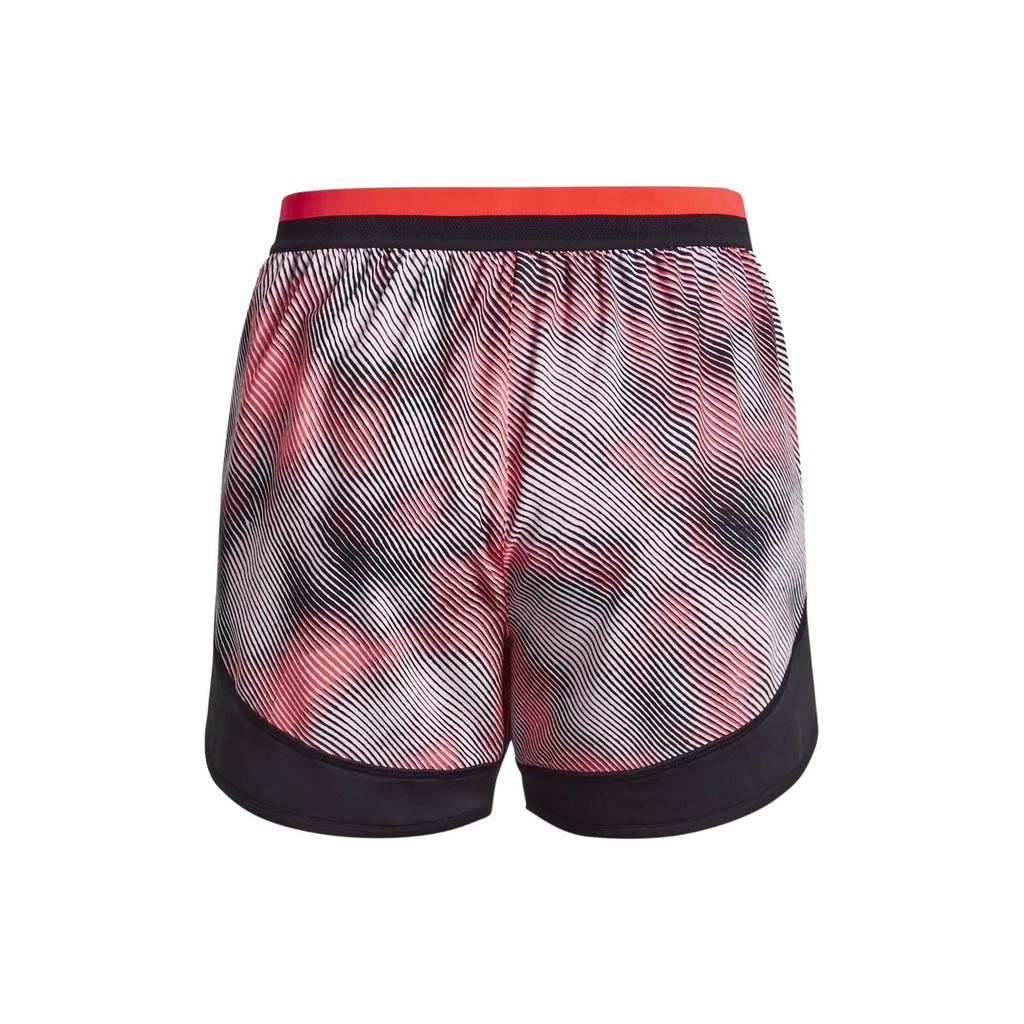 Under Armour Challenger Pro Color Block Printed Sports Shorts Women Shorts Beta-Red 1381049-628