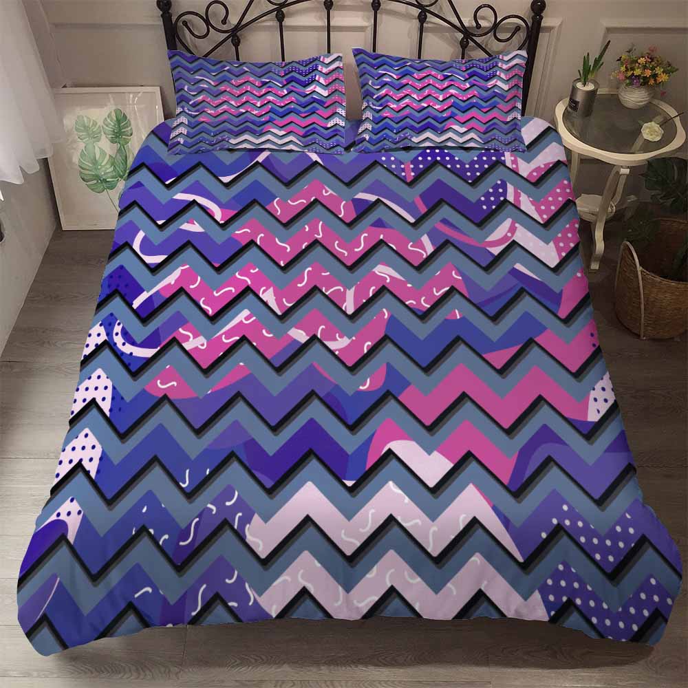 Duvet Cover Set Dropshipp Super King Comforter Sets Cover 5D Geometric Quilt Cover Set With Pillow Case Home Textile Bedding HD