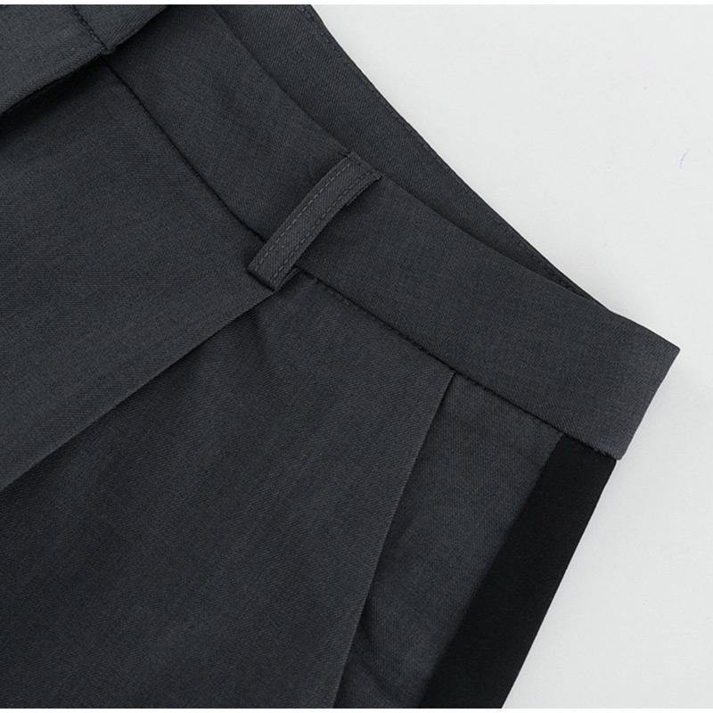 Trajes elegantes de 2 piezas para mujer, con botones en la solapa y bolsillos, chaqueta de manga larga, pantalones rectos de cintura alta, conjuntos para dama, primavera otoño 2025, atuendo para oficina para dama