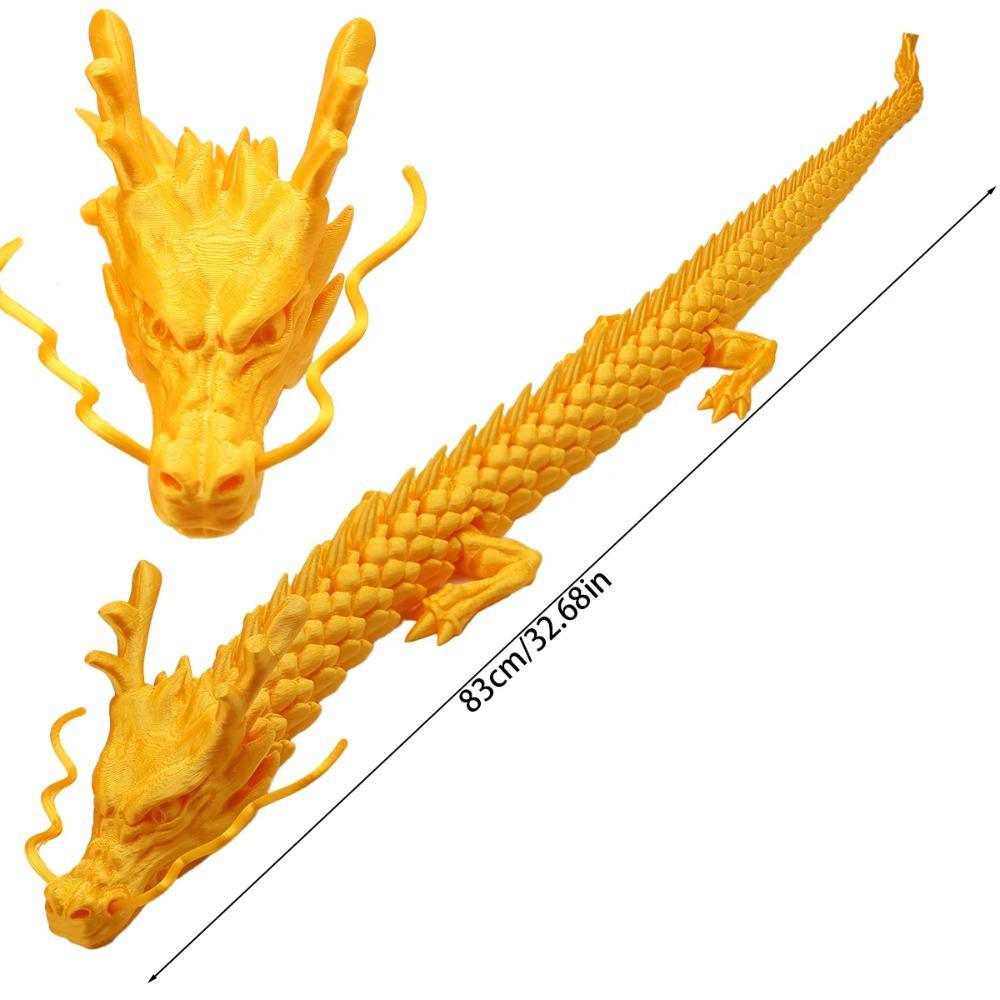 

Oversized Golden Dragon Statue, Exquisite Mythical Creature Decoration, Ideal for Home, Office, Collection, Gift, and Ornament