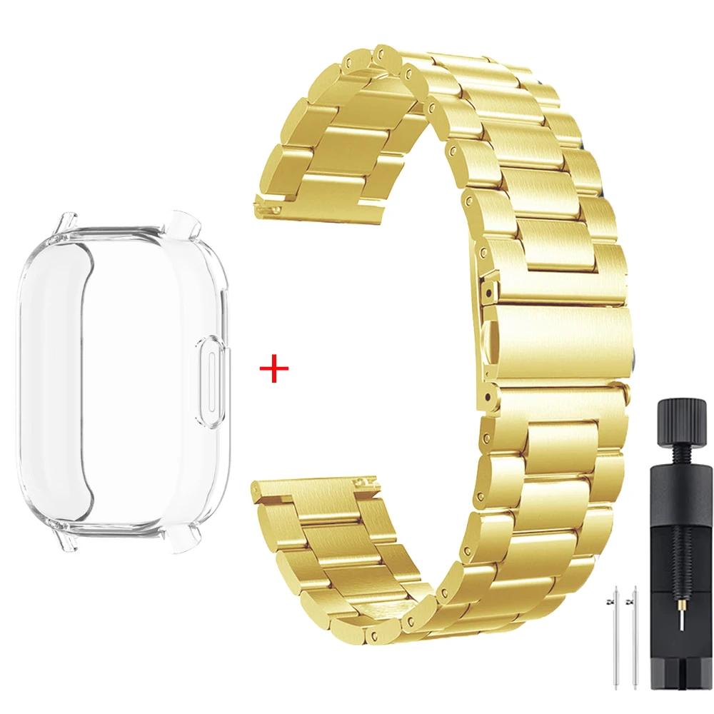 TPU Case+Stainless Steel Strap For Redmi Watch 5 Active Soft Case For Xiaomi Redmi Watch 5 Lite Luxury Metal Watchband Correa