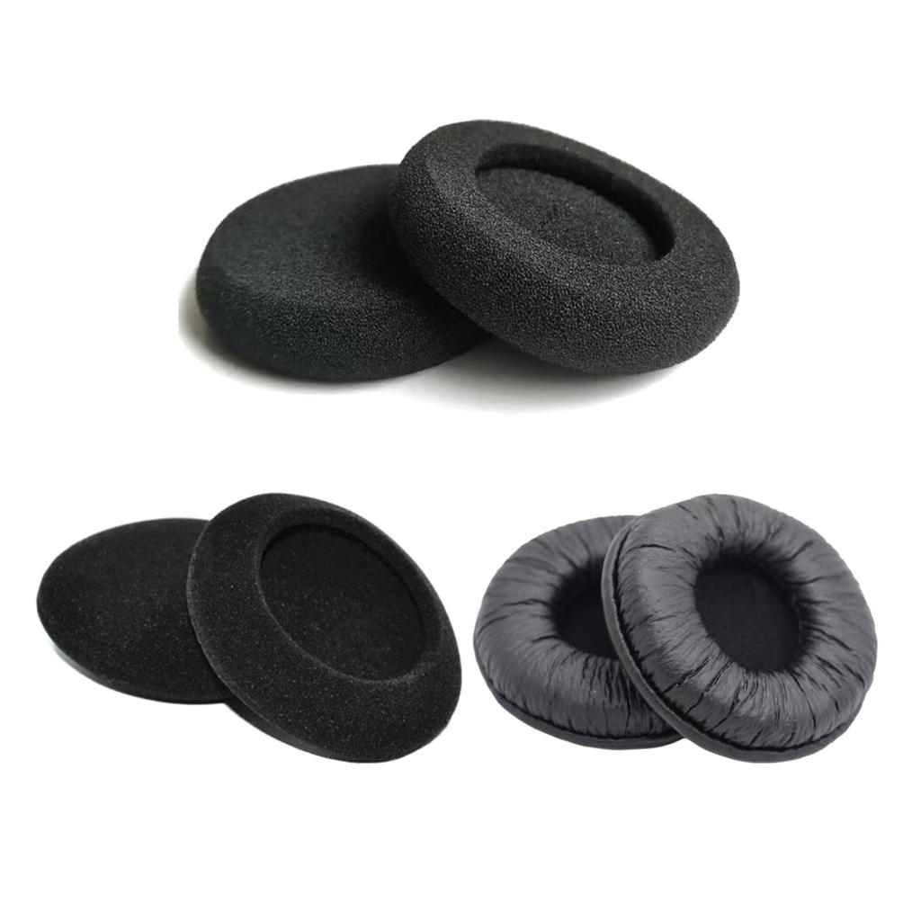Replacement Foam Earpads for Sennheiser PC230 PC8 PC-230 PC-8 USB Headset Headphones Black Cushions