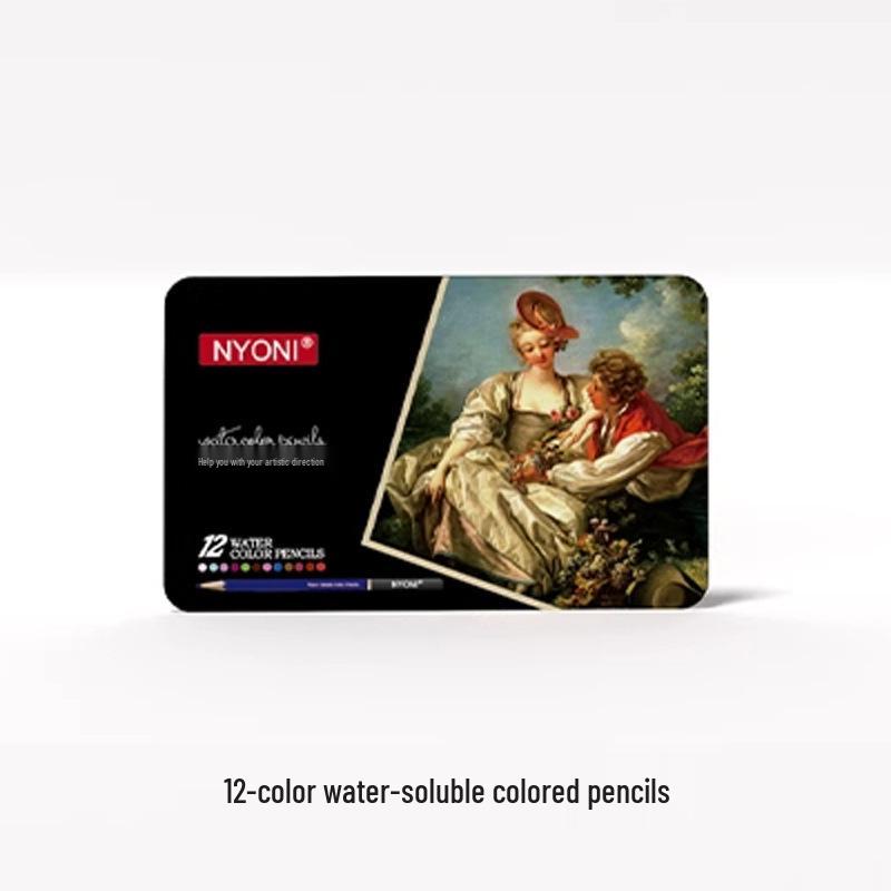 NeoNeon Water-Soluble Oil-Based Colored Pencils - 48/72/100/120 Colors for Professional Artists HB