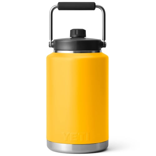 YETI Rambler Gallon Jug, Vacuum Insulated, Stainless Steel, with Mug Cap, Alpine Yellow