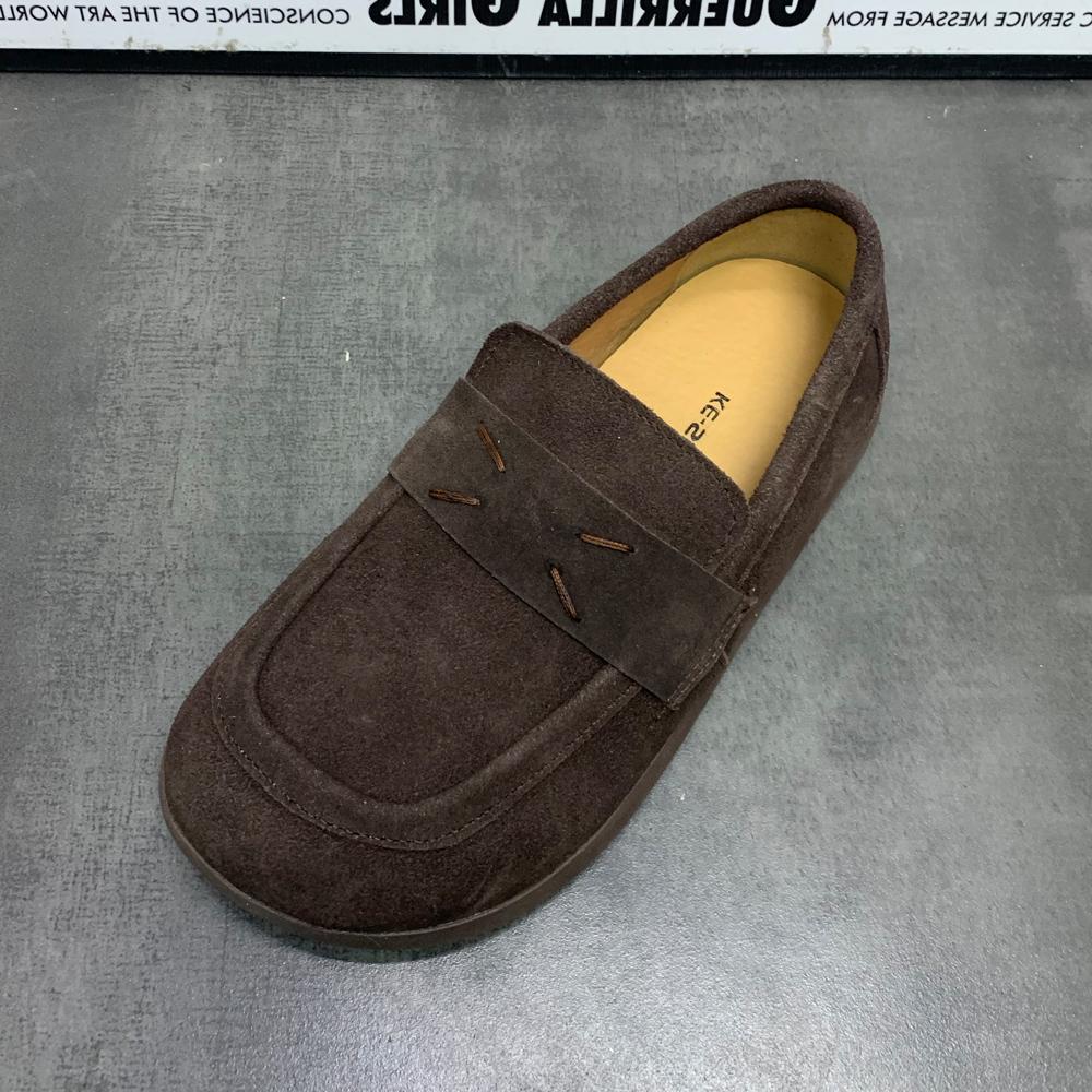 Modne Damskie Mullers Letnie Skórzane Damskie Płaskie Buty Duże Rozmiary Casualowe Damskie Mokasyny Wsuwane Damskie Buty 2024 Nowy Styl